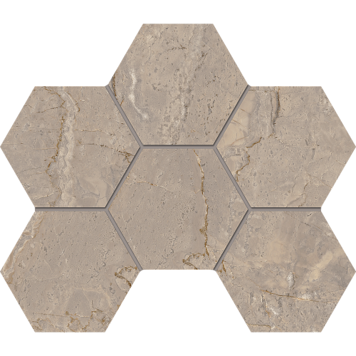 Мозаика BR02 Hexagon 25x28,5 полир.