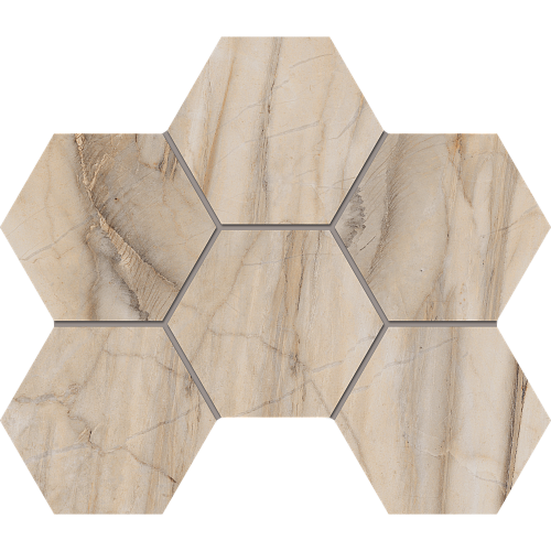 Мозаика BR01 Hexagon 25x28,5 полир.